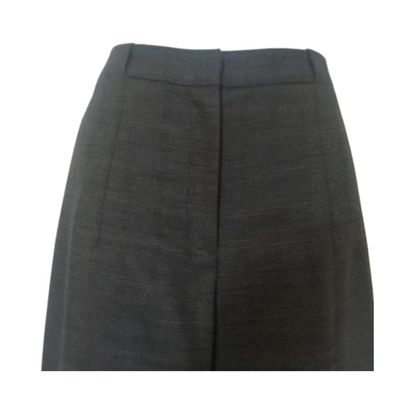 Lida Biday Charcoal Basket Weave  Wide Leg Pant _ 4 Long - Picture 2 of 8